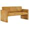 Arteriors Haylock Settee Tawny Hide