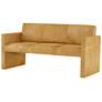 2_Arteriors Haylock Settee Tawny Hide more views