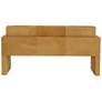 4_Arteriors Haylock Settee Tawny Hide more views