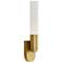 Arteriors Haynes Sconce 20" White Antique Brass