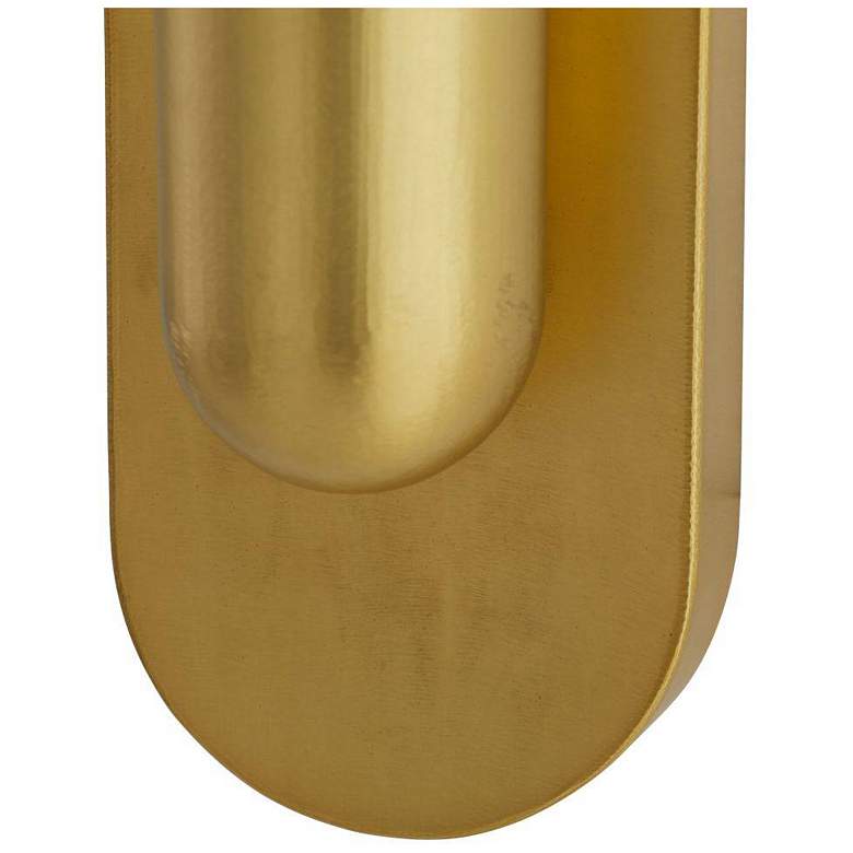Image 7 Arteriors Haynes Sconce 20" White Antique Brass more views