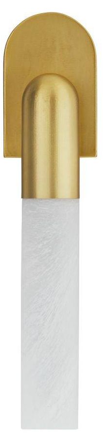 Arteriors  Haynes Sconce 20"  White Antique Brass