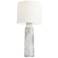 Arteriors Heather Porcelain Lamp Thundercloud