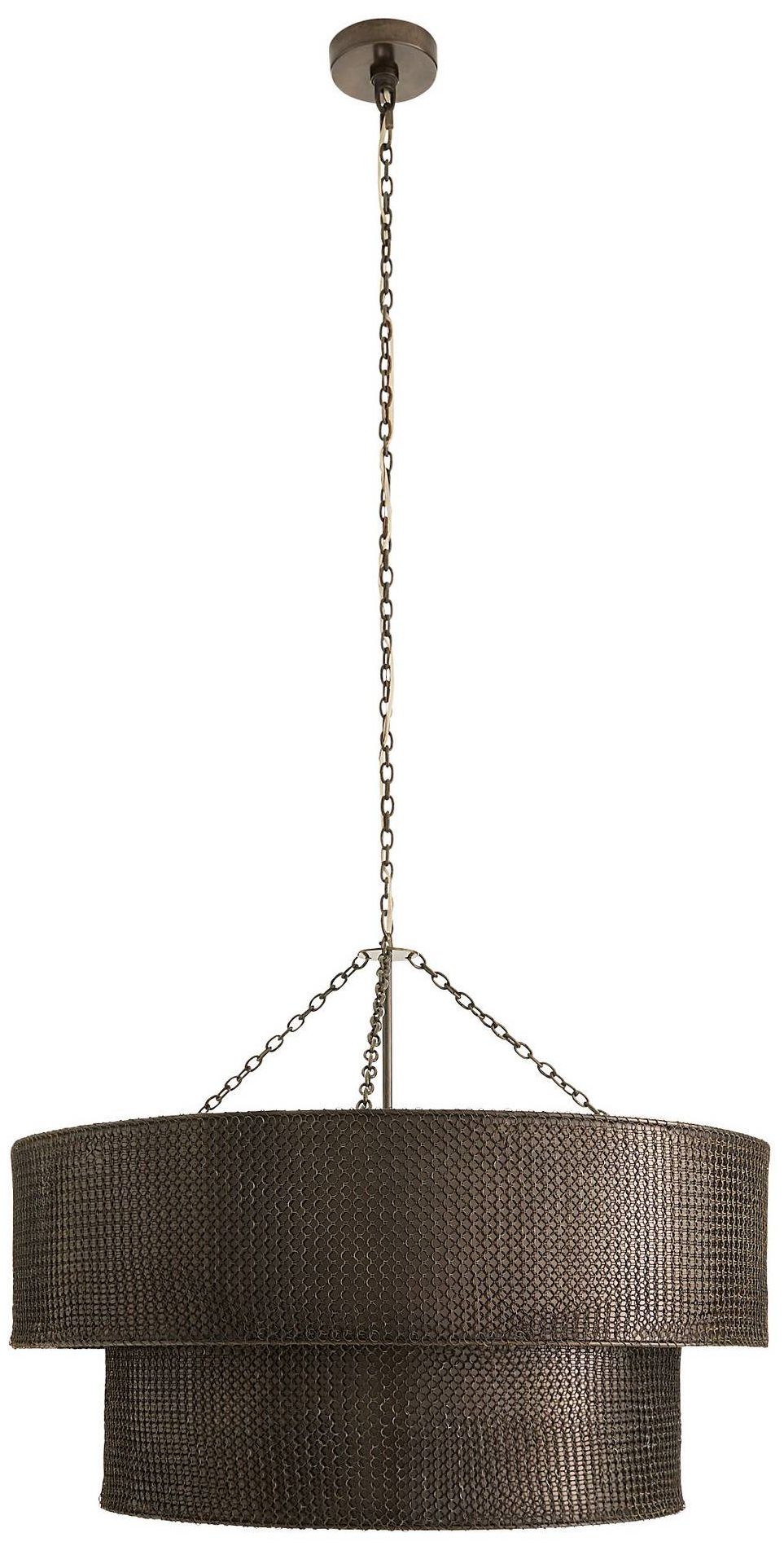 Arteriors Hecche Chandelier 35" Carbon