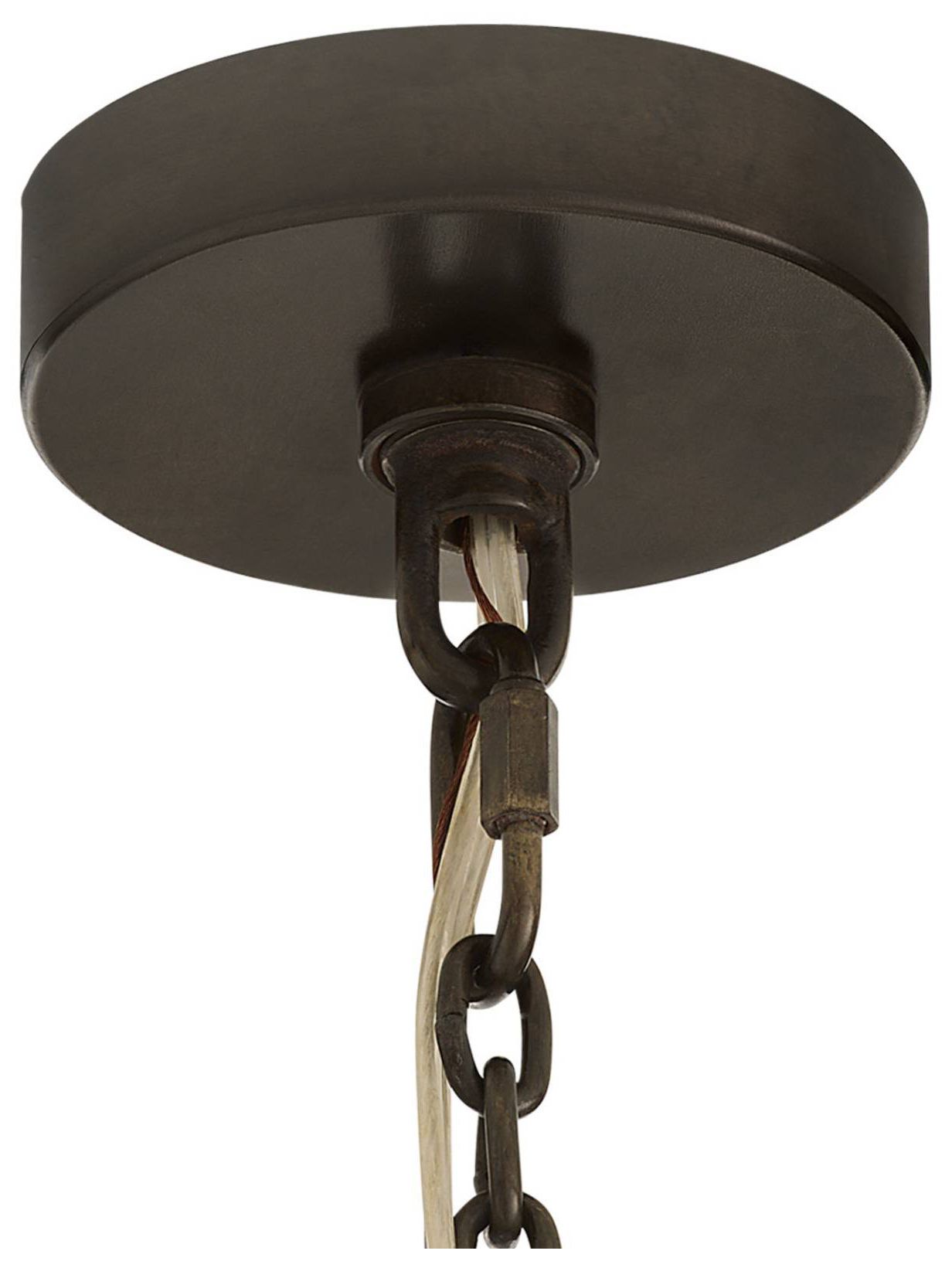 Arteriors Hecche Chandelier 35" Carbon