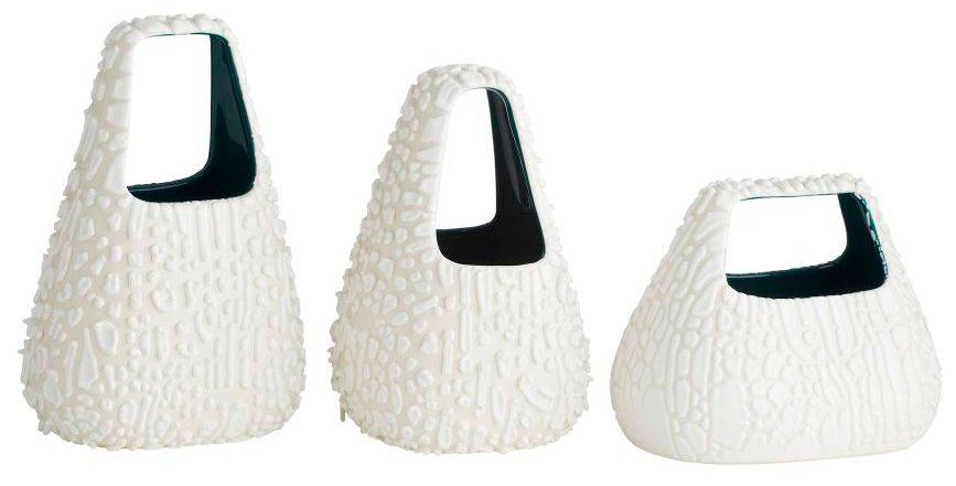 Arteriors  Hedda Vases, Set of 3 Vanilla Foam