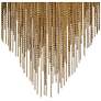 Arteriors  Heiress Linear Chandelier 48" Vintage Brass