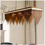 Arteriors  Heiress Linear Chandelier 48" Vintage Brass