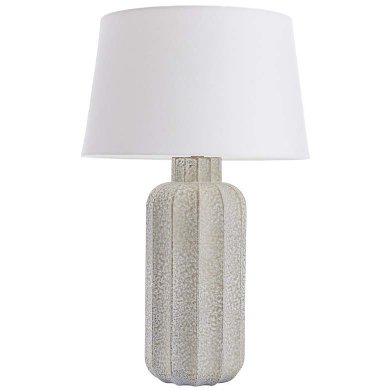 Image 4 Arteriors Henrietta Porcelain Lamp Lunar Reactive more views