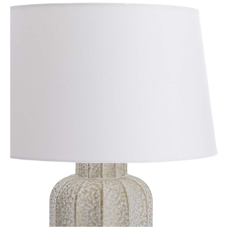 Image 5 Arteriors Henrietta Porcelain Lamp Lunar Reactive more views