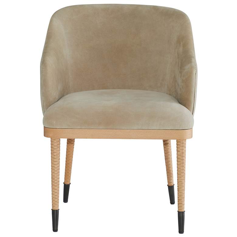 Image 2 Arteriors Hershel Dining Chair Taupe Suede more views