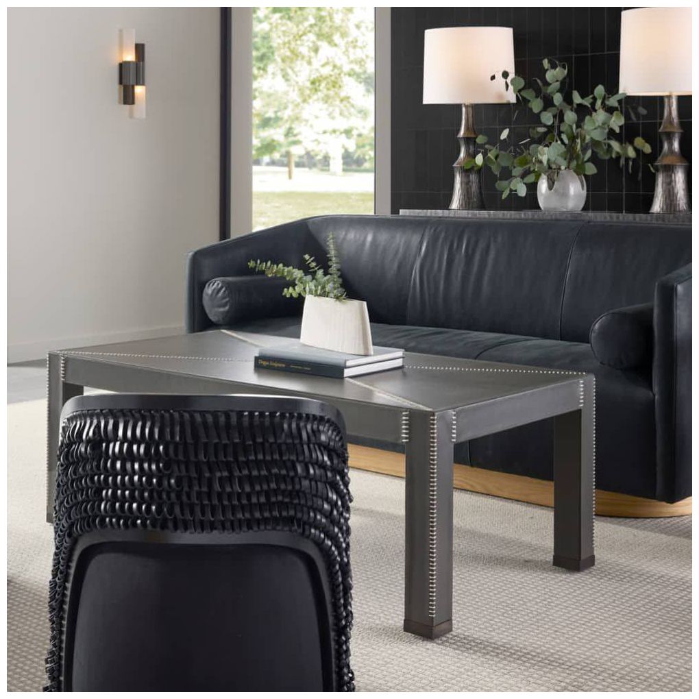 Arteriors  Hidalgo Cocktail Table Dim Gray