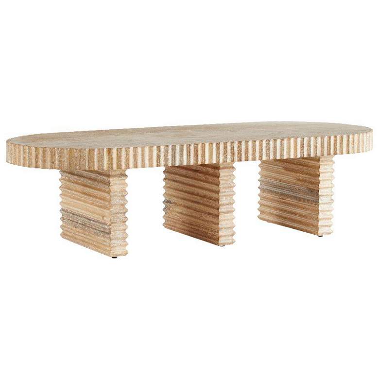 Image 1 Arteriors Hilbeck Coffee Table Limed Wash