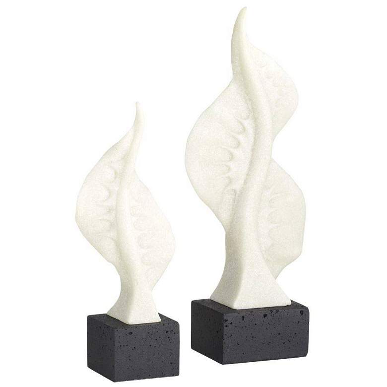 Image 1 Arteriors Hiro Sculptures, Set of 2 Ivory