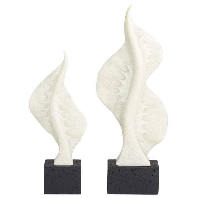 Image 2 Arteriors Hiro Sculptures, Set of 2 Ivory more views