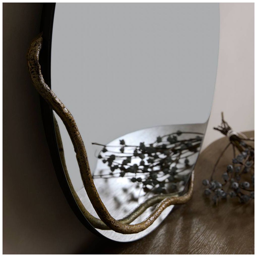 Arteriors Hissara Mirror Antique Brass