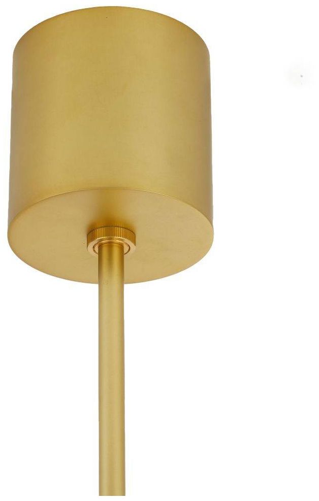 Arteriors  Hockless Chandelier 52" Clear Antique Brass