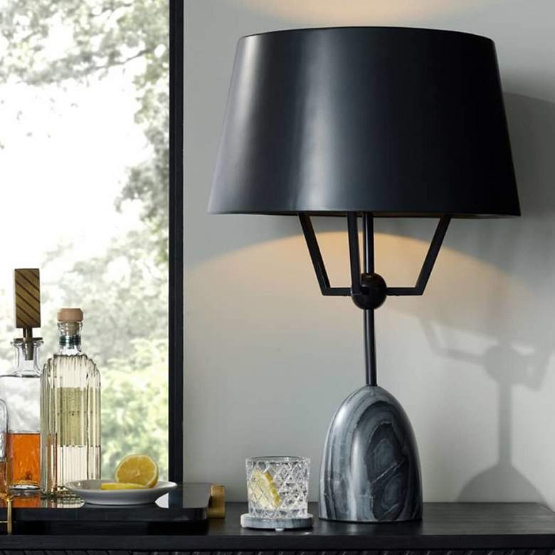 Image 1 Arteriors Hodgins Marble Lamp Galaxy