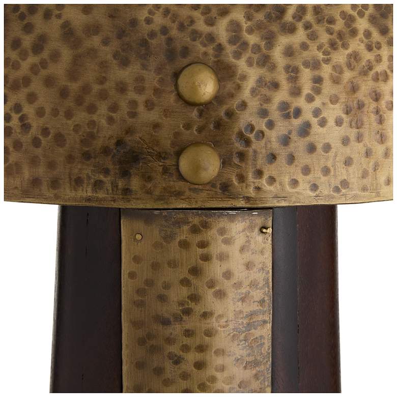 Image 7 Arteriors Hoffman Mango Wood Floor Lamp Umber more views
