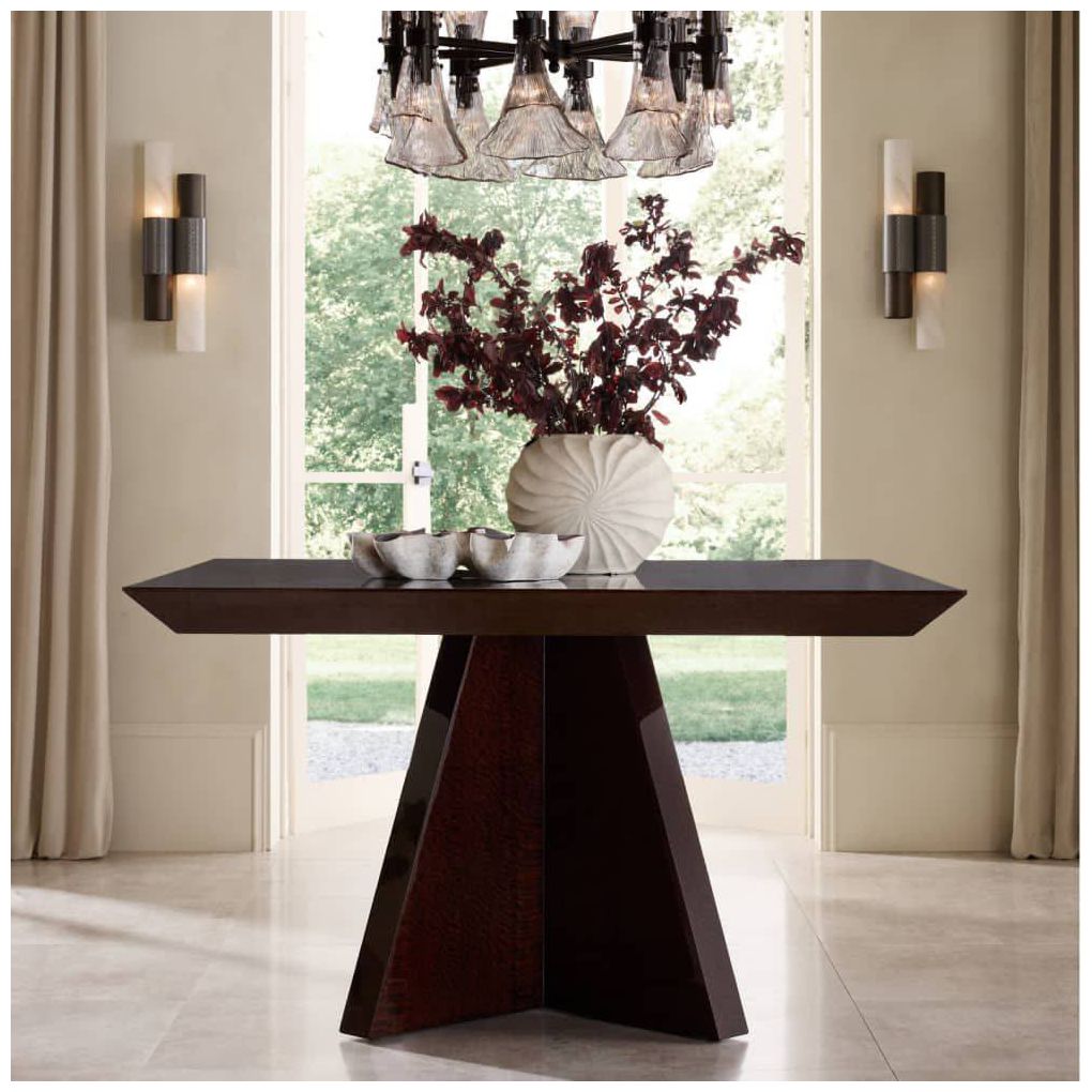 Arteriors  Hogarth Dining Table Dark Sienna