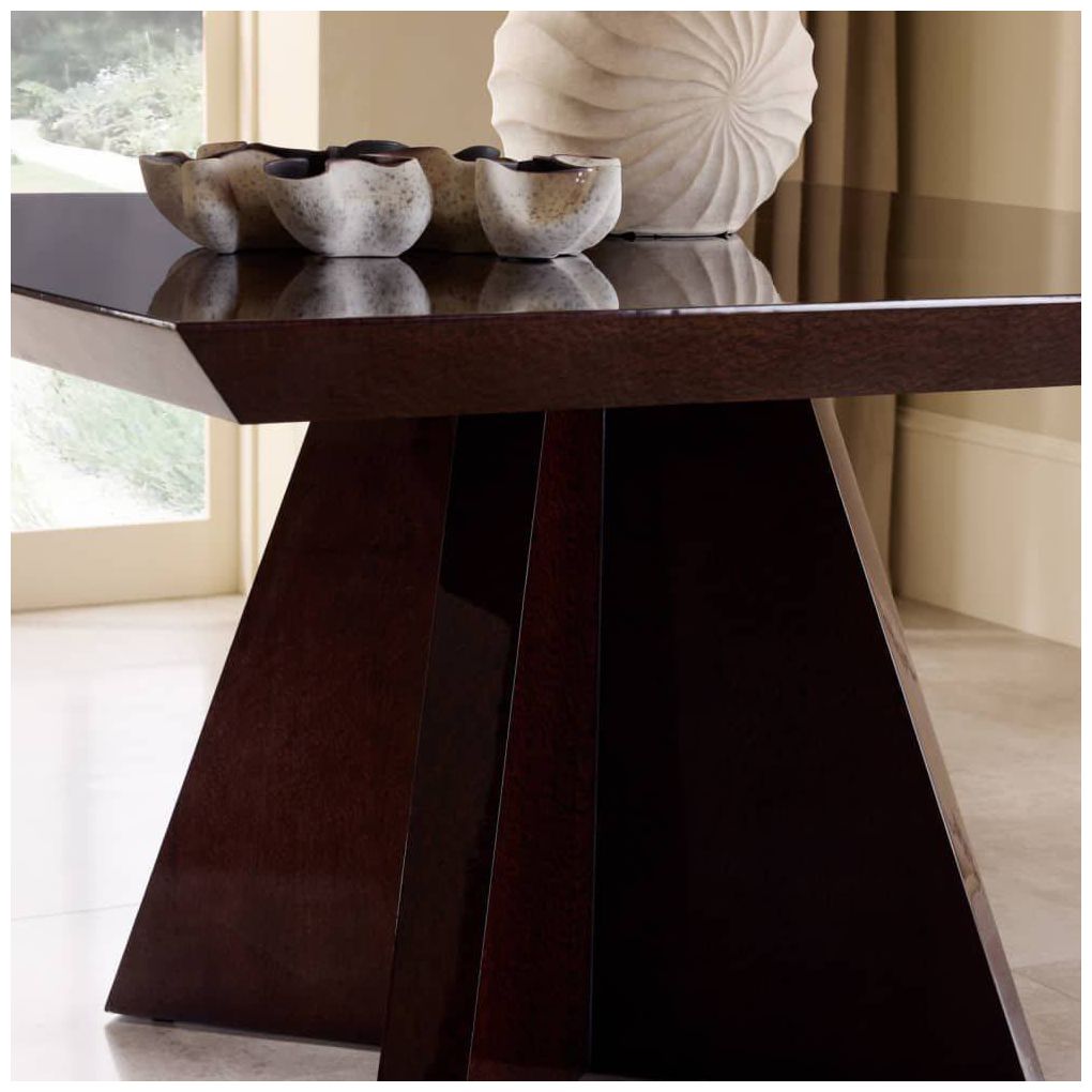 Arteriors  Hogarth Dining Table Dark Sienna