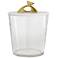 Arteriors Home 12" High Wortham Clear Glass Ice Bucket