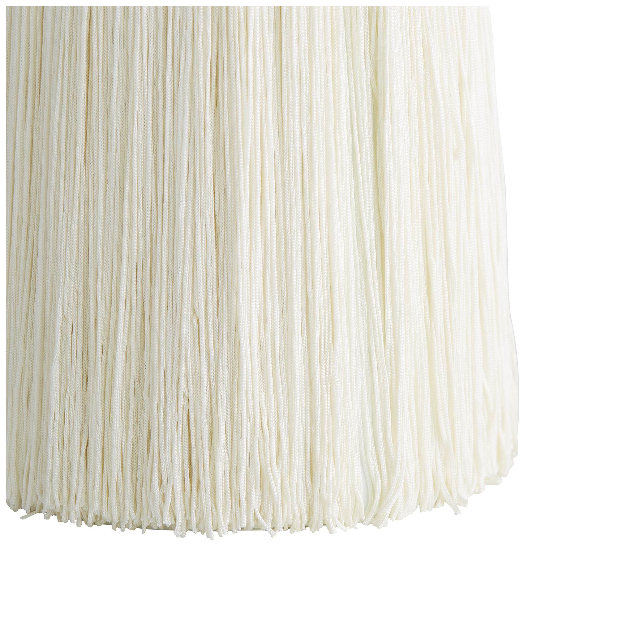 Image 3 Arteriors Home 29" High Modern White Tassel Table Lamp more views