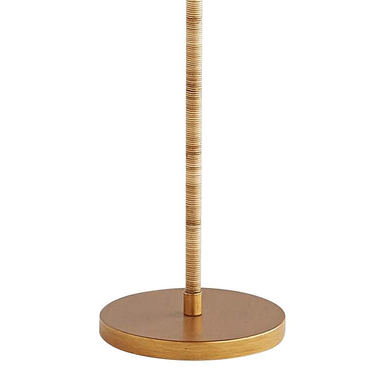 Image 4 Arteriors Home 59" High Terrace Natural Rattan Floor Lamp more views