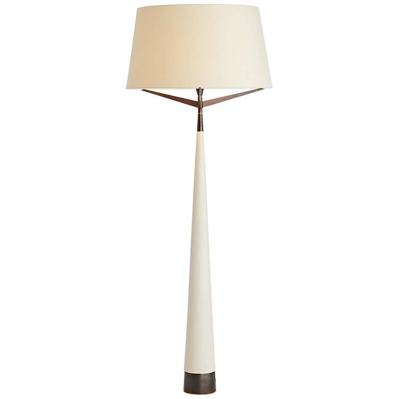 Image 2 Arteriors Home 68 1/2 inch Elden Ivory Modern Floor Lamp