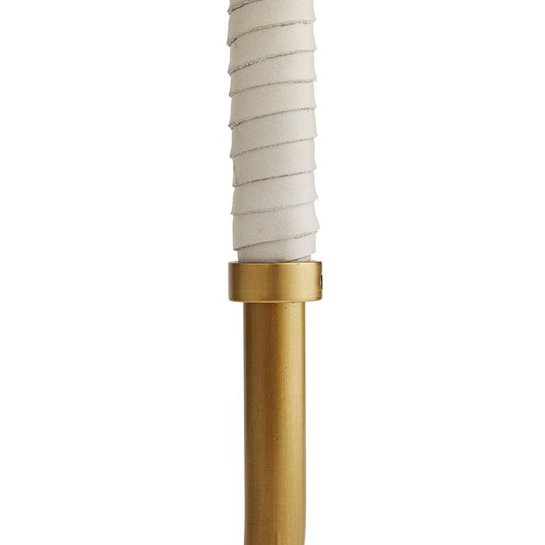 Image 7 Arteriors Home Aaron 24" High Marble and Brass Modern Lamp more views