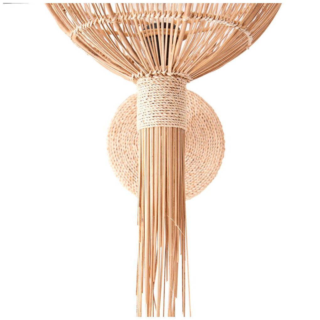 Image 6 Arteriors Home Abitha 19" High Natural Woven Wall Sconce more views