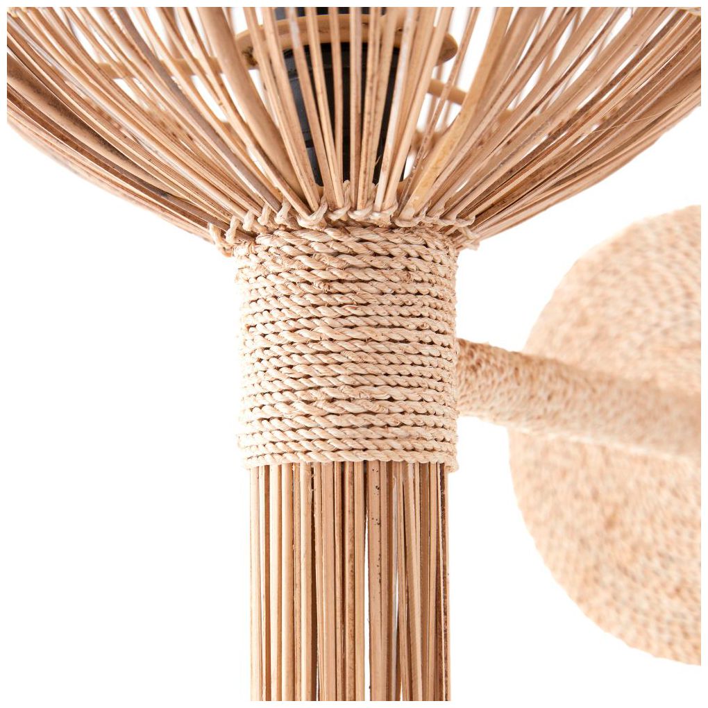 Image 7 Arteriors Home Abitha 19" High Natural Woven Wall Sconce more views