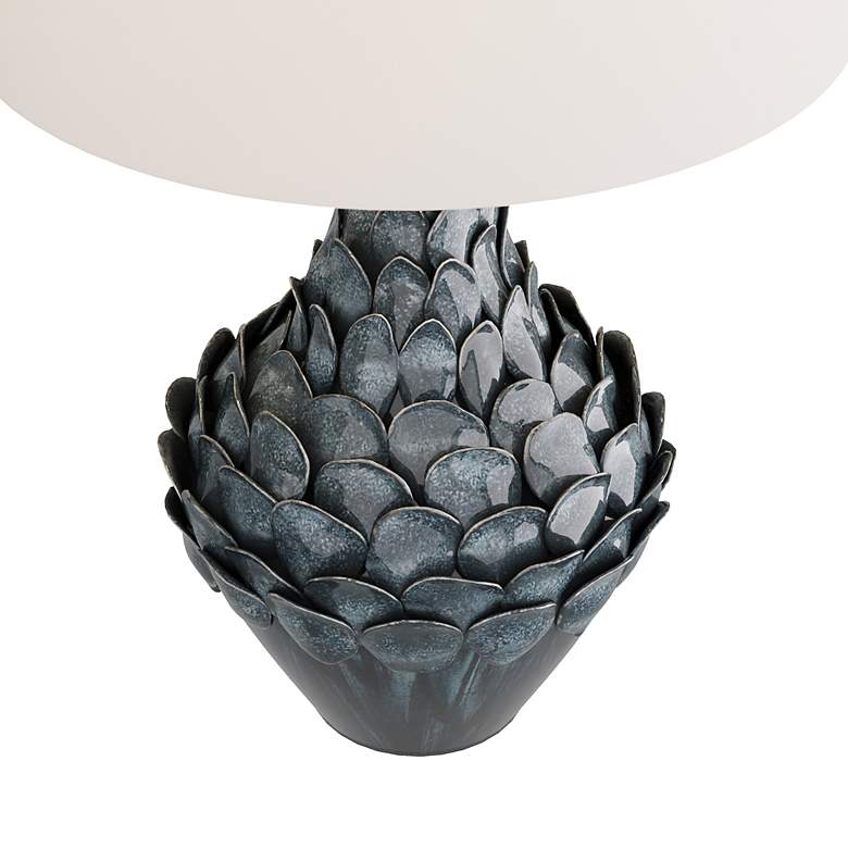 Image 5 Arteriors Home Aegon 31" Coastal Ocean Blue Ceramic Table Lamp more views