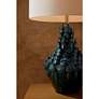 Arteriors Home Aegon 31" Coastal Ocean Blue Ceramic Table Lamp