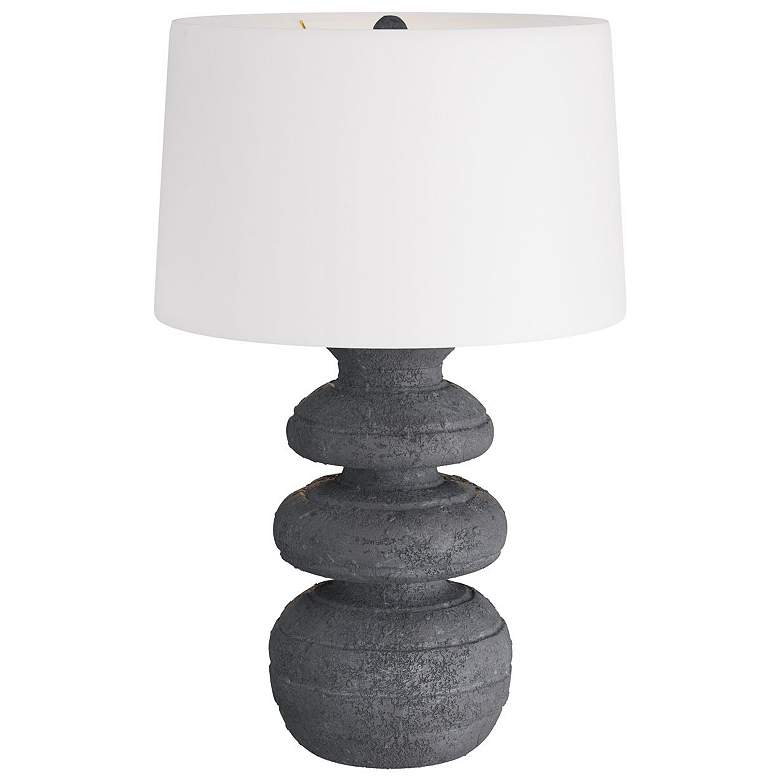 Image 1 Arteriors Home Alanis Charcoal Terracotta Table Lamp