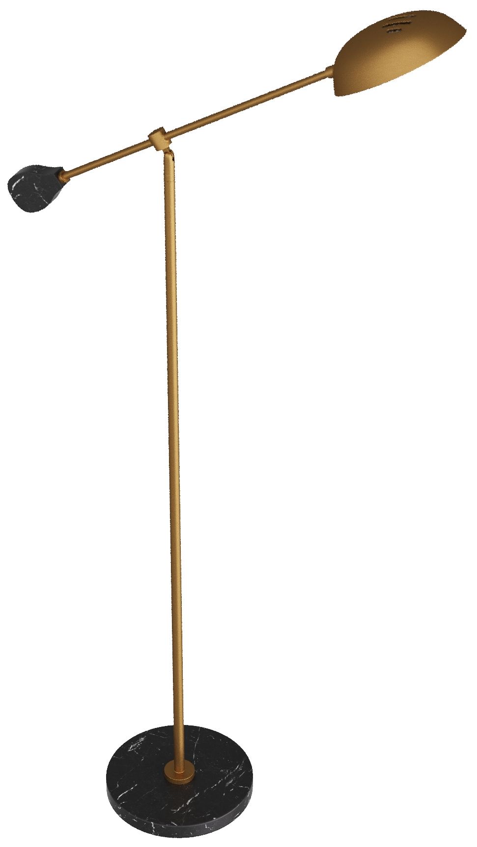 Image 3 Arteriors Home Alaric 69 1/2" High Antique Brass Pharmacy Floor Lamp more views