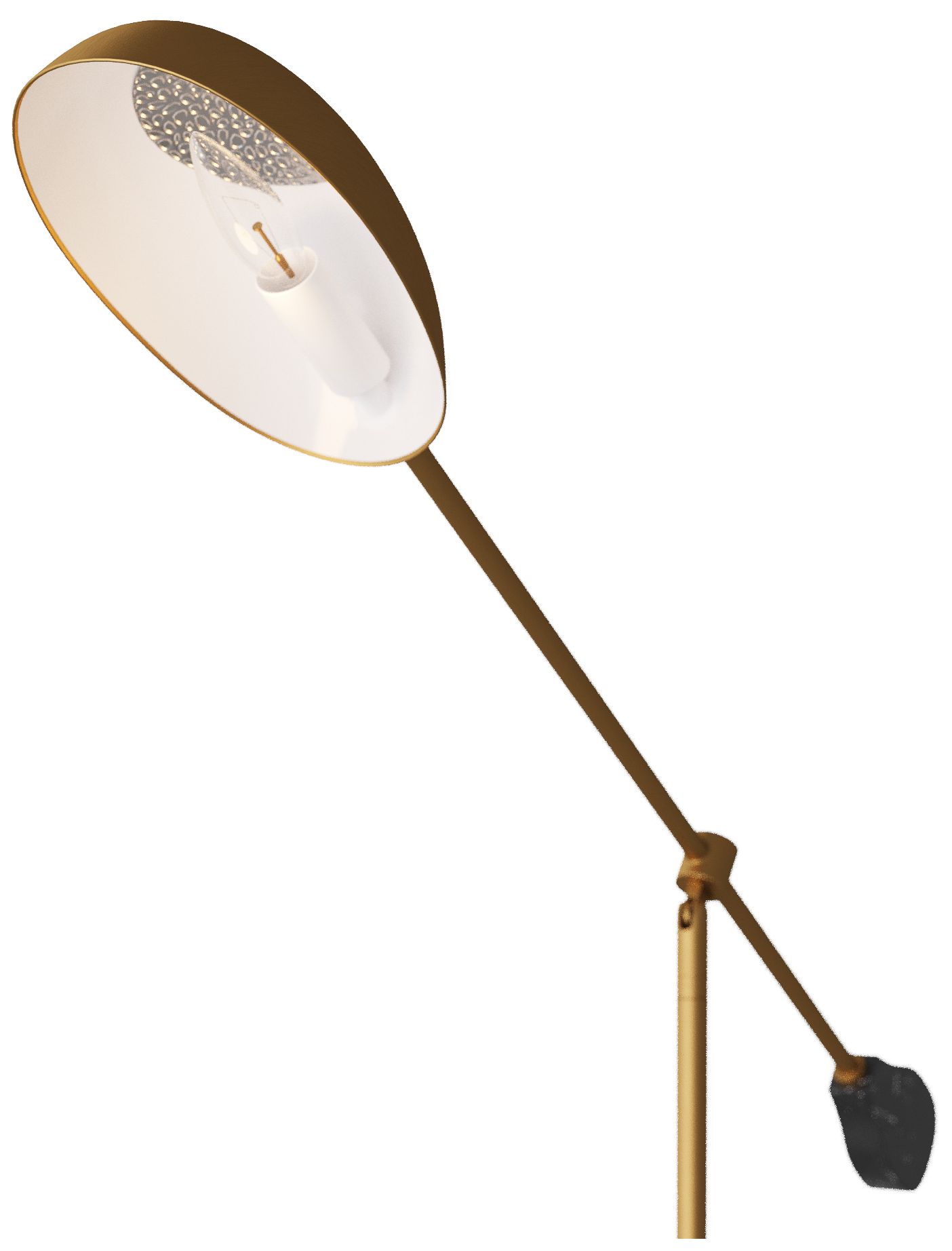 Image 6 Arteriors Home Alaric 69 1/2" High Antique Brass Pharmacy Floor Lamp more views