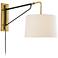 Arteriors Home Anthony Bronze Plug-In Swing Arm Wall Lamp