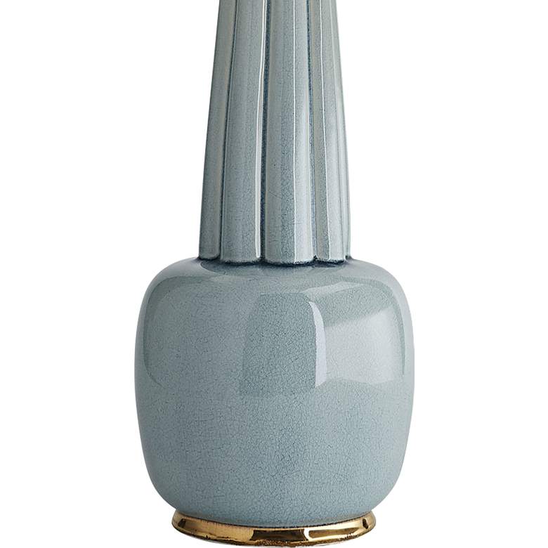 Image 3 Arteriors Home Arlington 30 1/2" Celadon Blue Porcelain Table Lamp more views