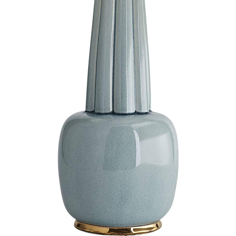 Image 3 Arteriors Home Arlington 30 1/2 inch Celadon Blue Porcelain Table Lamp more views