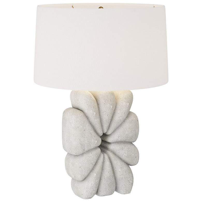 Image 1 Arteriors Home Ashley 28 1/2" Ivory Modern Sculpture Table Lamp