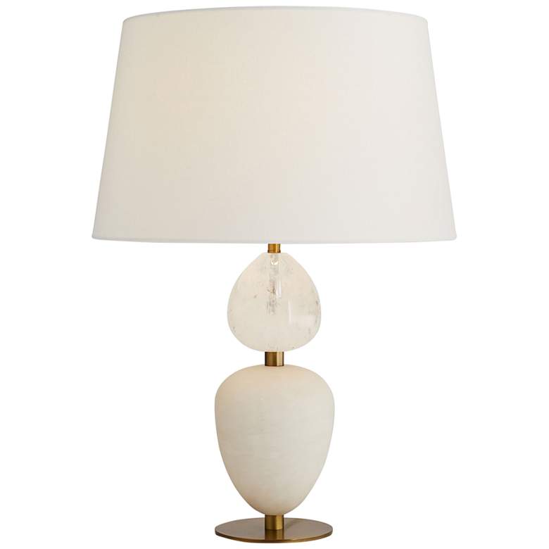 Image 2 Arteriors Home Aubrey 26 1/2" Opal Crystal and Snow Marble Table Lamp