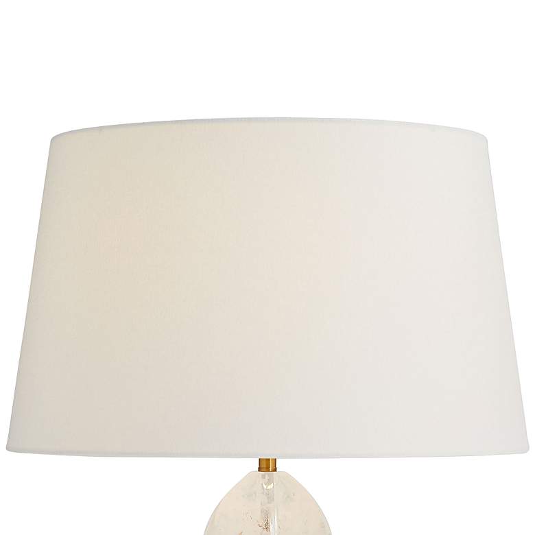Image 3 Arteriors Home Aubrey 26 1/2" Opal Crystal and Snow Marble Table Lamp more views