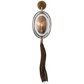 Image1 of Arteriors Home Barry 37" High Antique Brass Wall Sconce