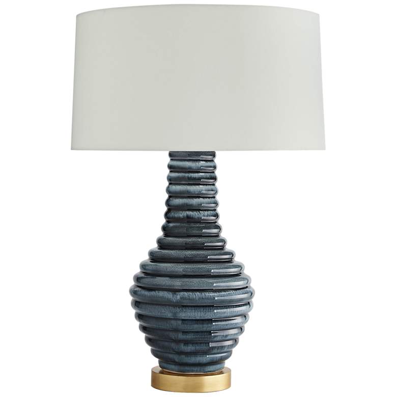 Image 1 Arteriors Home Bartoli 29" High Amalfi Reactive Porcelain Table Lamp
