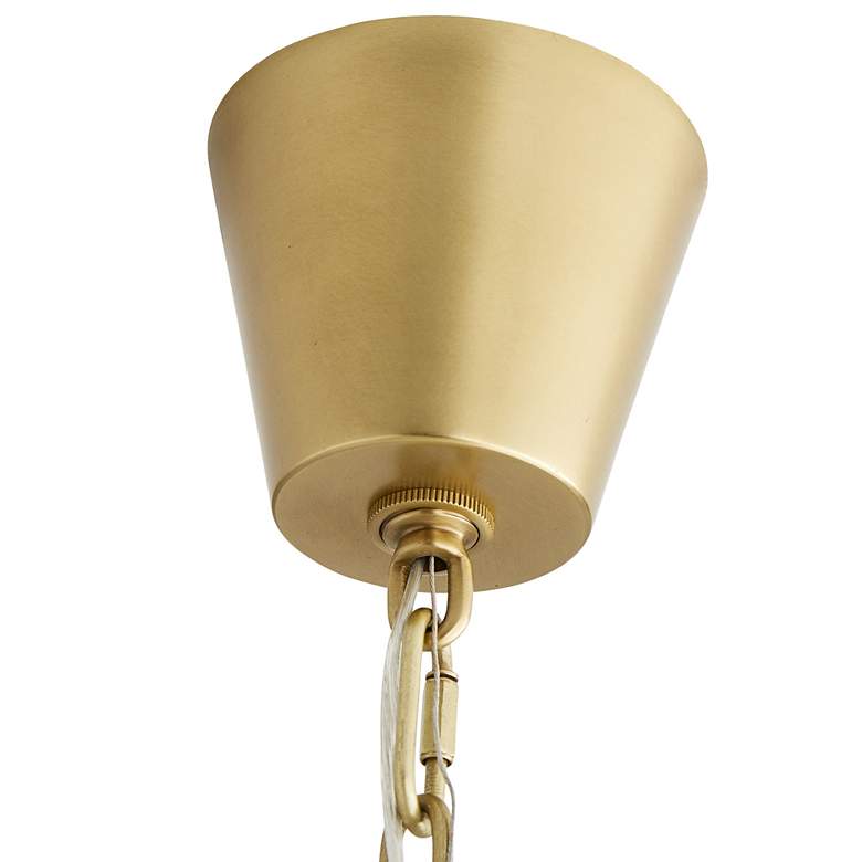 Image 4 Arteriors Home Berkley 6" Wide Antique Brass LED Mini Pendant Light more views