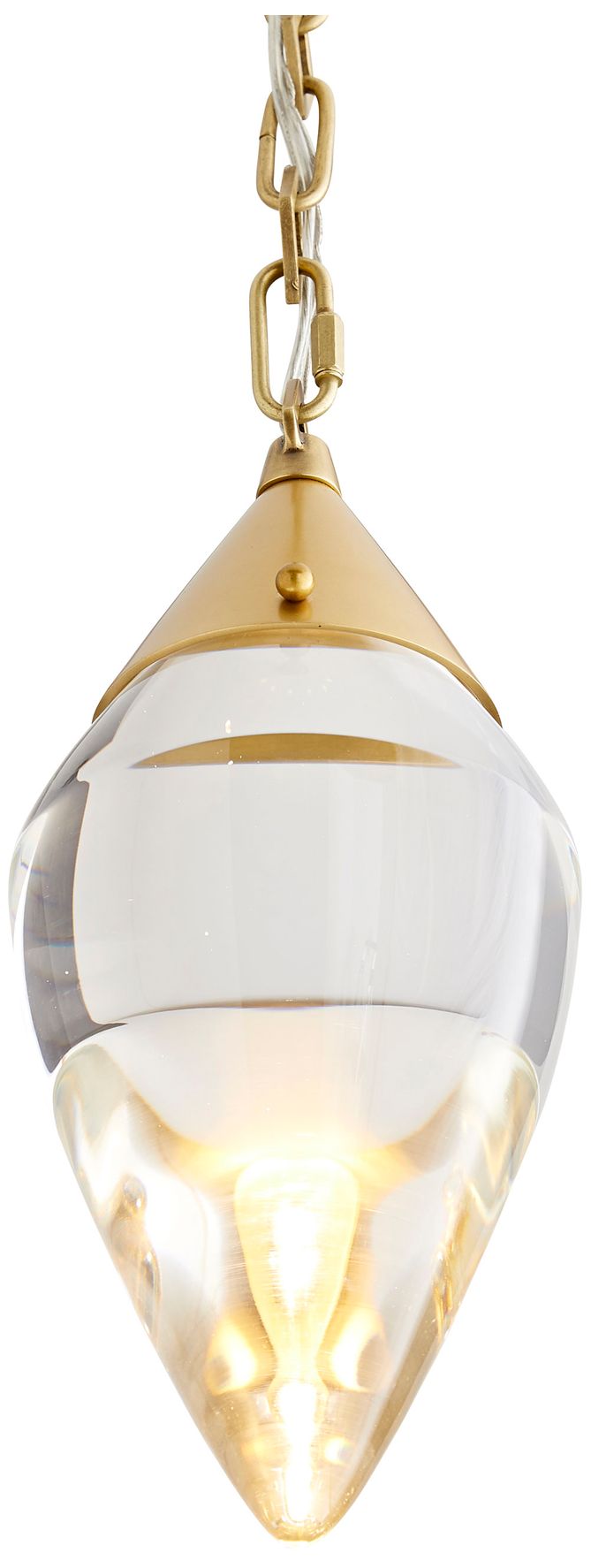 Image 6 Arteriors Home Berkley 6" Wide Antique Brass LED Mini Pendant Light more views