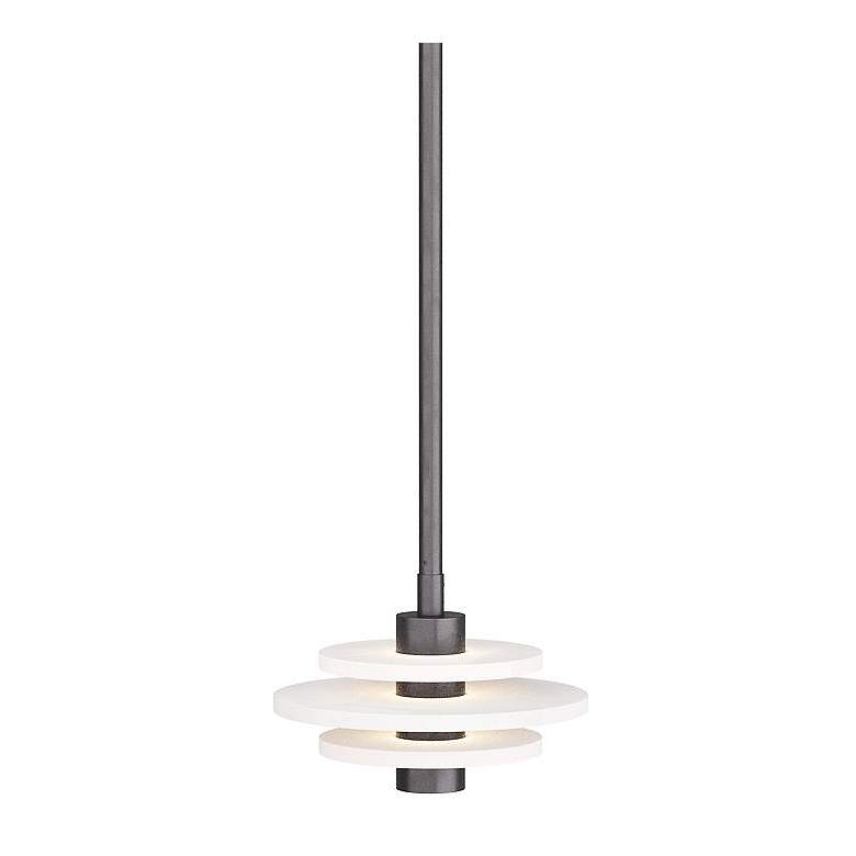 Image 1 Arteriors Home Bevins 10"W English Bronze LED Mini Pendant