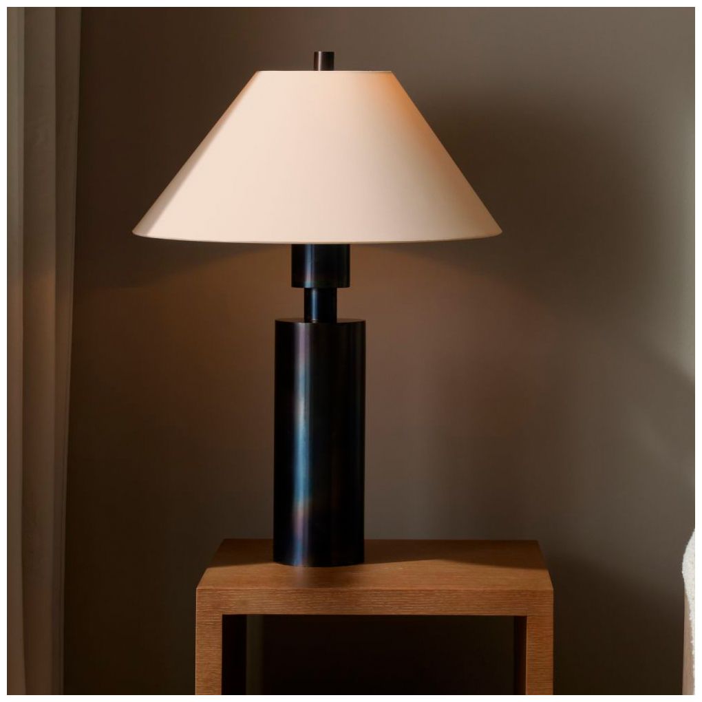 Arteriors Home Blazi 31.5" Black Steel Modern Table Lamp