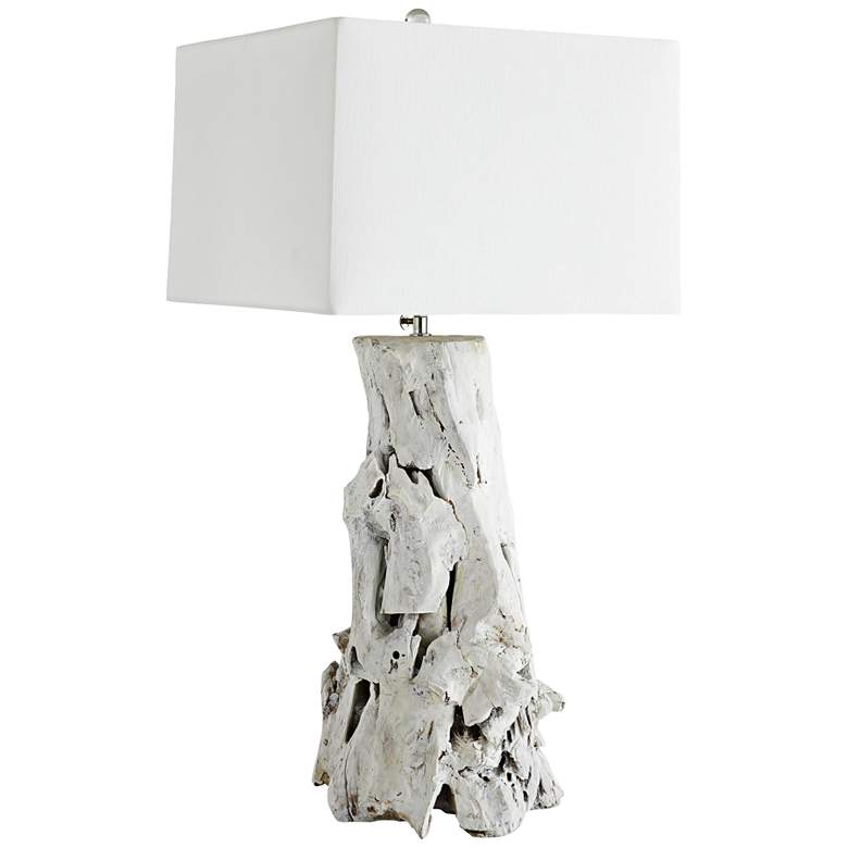 Image 1 Arteriors Home Bodega White Washed Driftwood Table Lamp